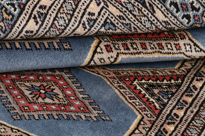 Light Slate Grey Jaldar 4'  2" x 6'  3" - No. QA44018