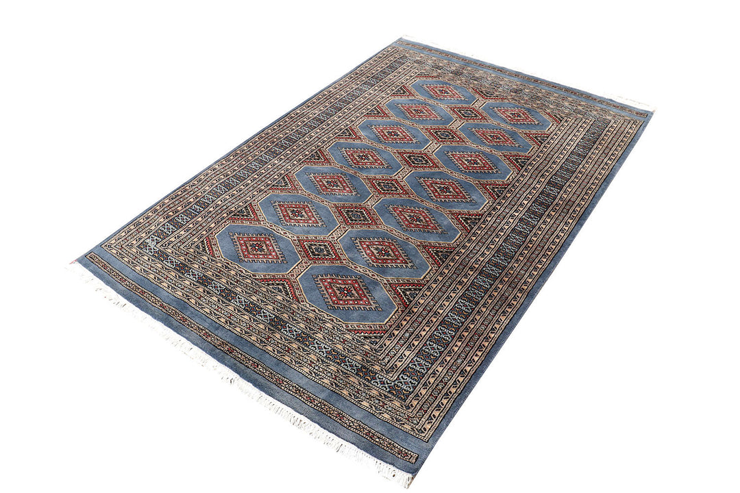 Light Slate Grey Jaldar 4'  2" x 6'  3" - No. QA44018