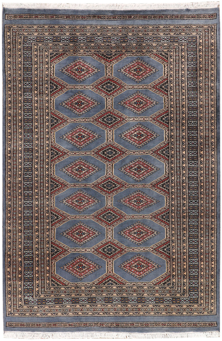 Light Slate Grey Jaldar 4'  2" x 6'  3" - No. QA44018