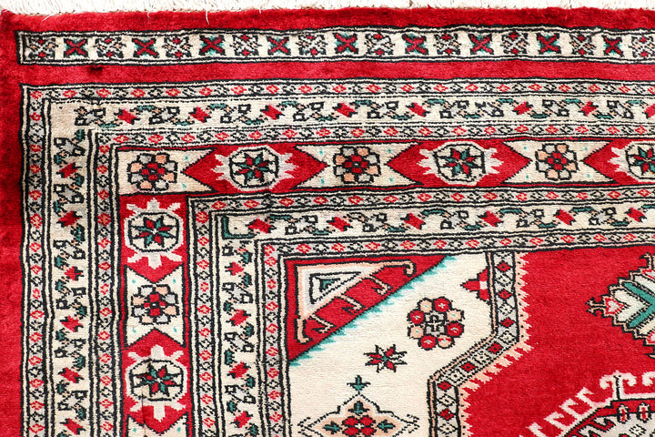 Red Caucasian 4'  8" x 7'  2" - No. QA77398