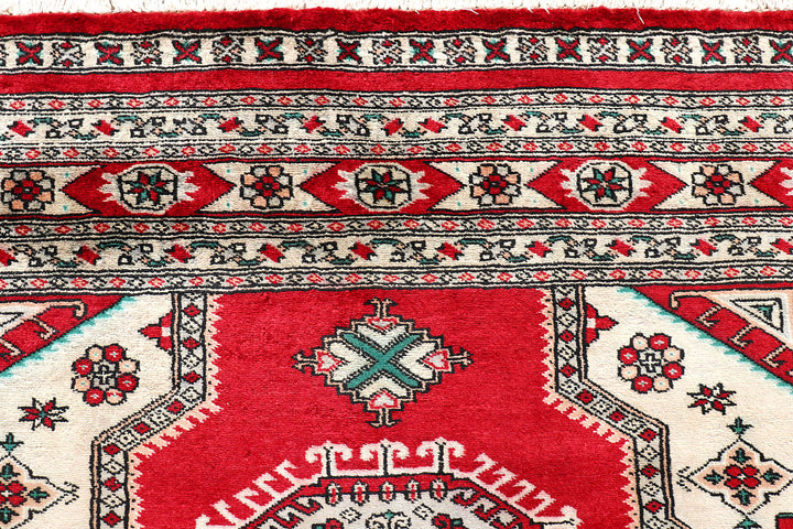 Red Caucasian 4'  8" x 7'  2" - No. QA77398