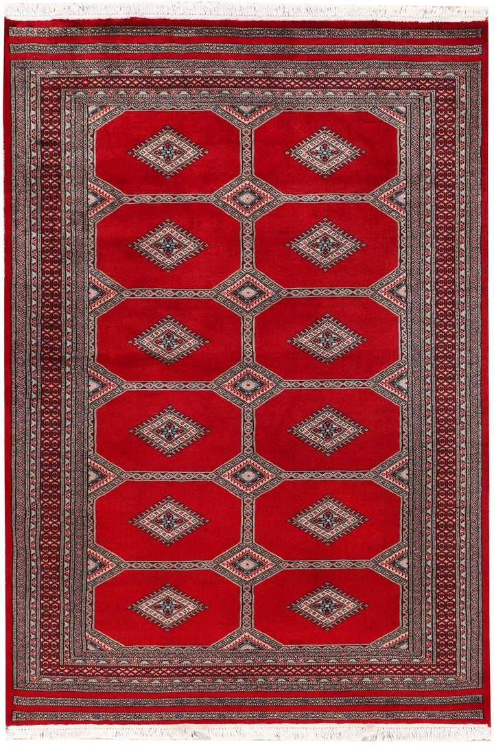 Red Jaldar 4'  7" x 6'  8" - No. QA35786