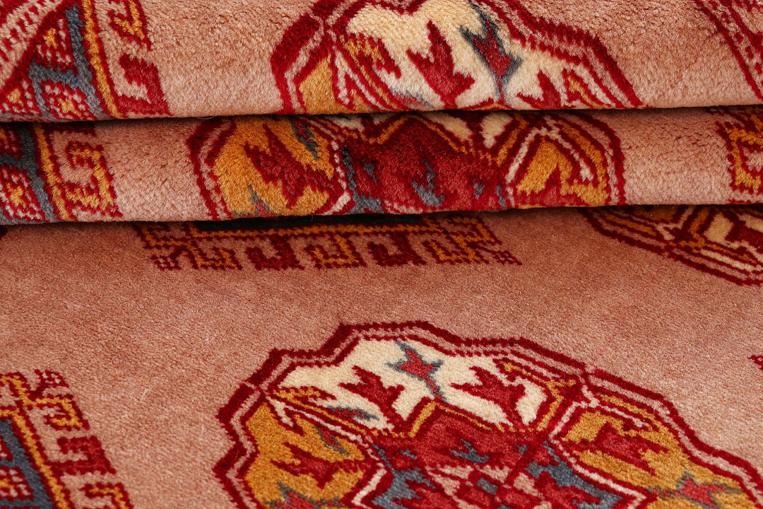 Dark Salmon Bokhara 5'  3" x 8'  3" - No. QA42447