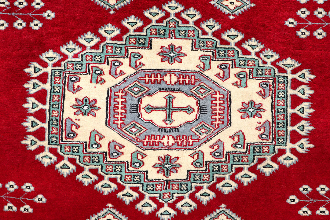 Dark Red Caucasian 5'  1" x 7'  9" - No. QA85233