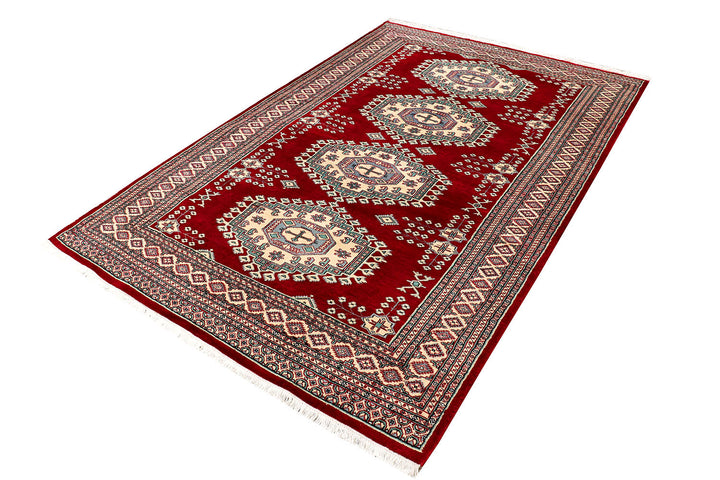 Dark Red Caucasian 5' 1 x 7' 9 - No. 72023