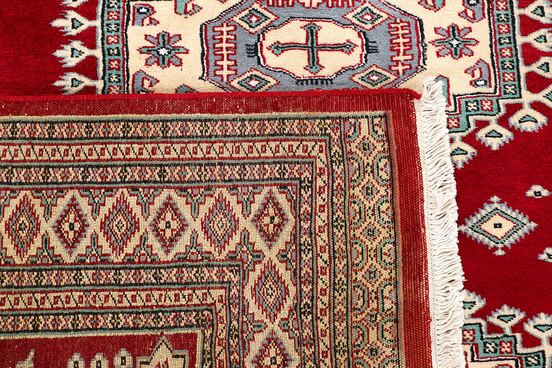 Dark Red Caucasian 5'  1" x 7'  9" - No. QA85233