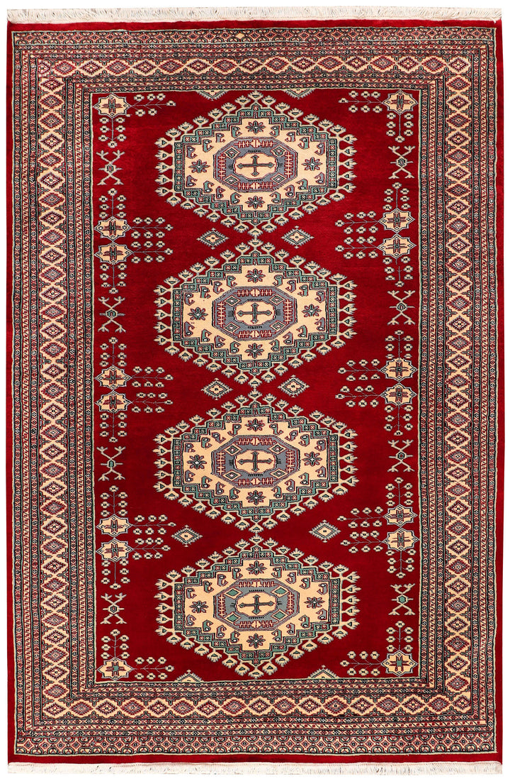 Dark Red Caucasian 5'  1" x 7'  9" - No. QA85233