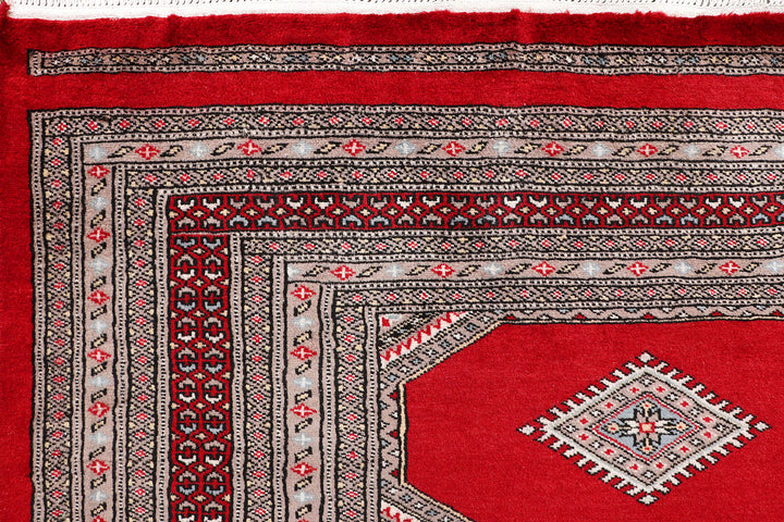 Red Jaldar 5'  6" x 8' " - No. QA77696