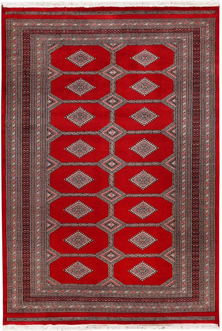 Red Jaldar 5'  6" x 8' " - No. QA77696