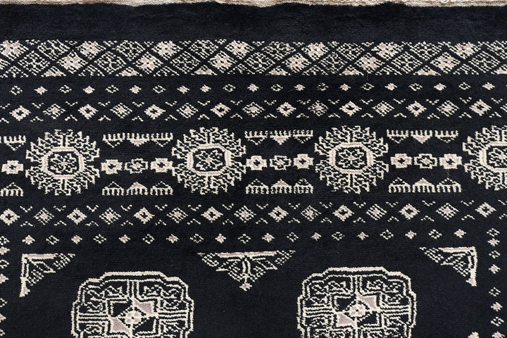 Black Bokhara 4'  x" 6'  2" - No. QA21444