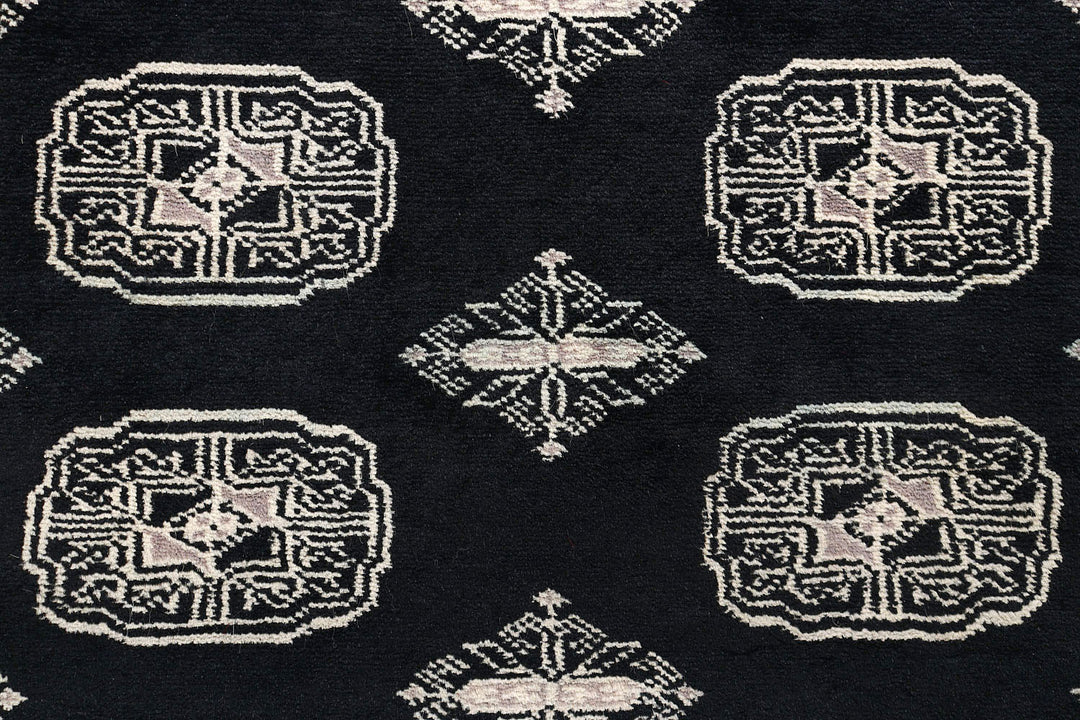 Black Bokhara 4'  x" 6'  2" - No. QA21444