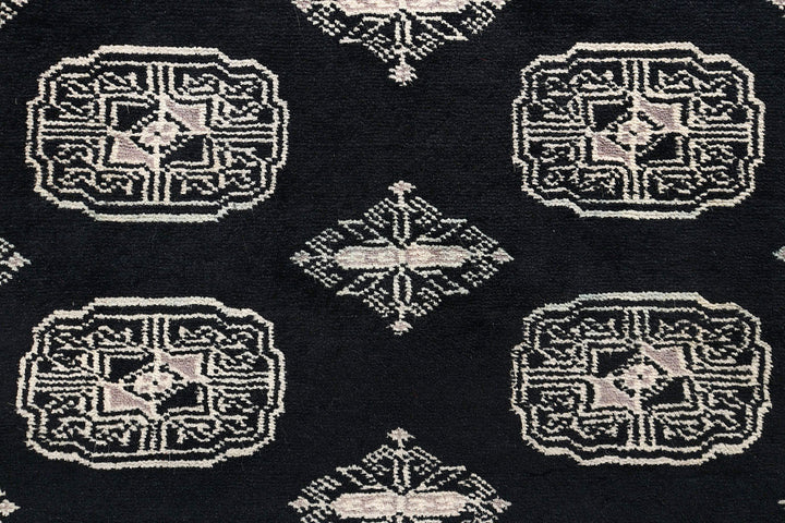 Black Bokhara 4'  x" 6'  2" - No. QA21444