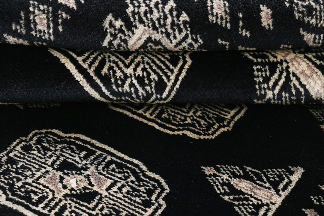 Black Bokhara 4' x 6' 2 - No. 72043