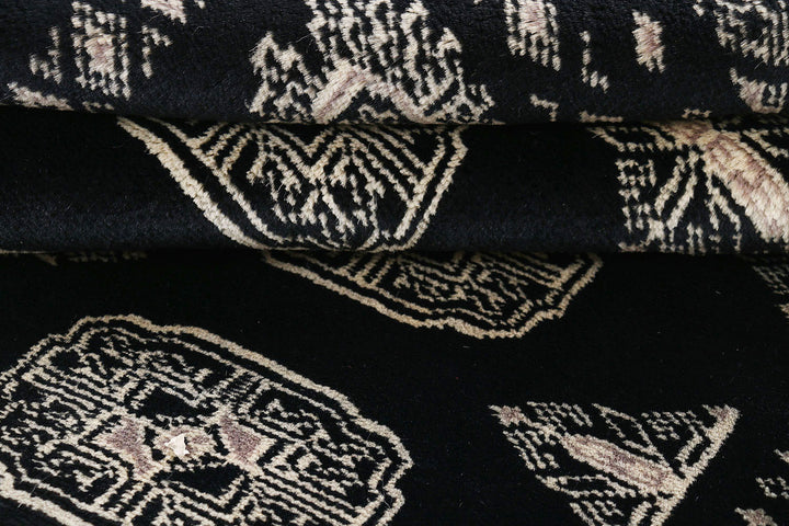 Black Bokhara 4' x 6' 2 - No. 72043