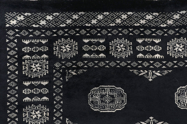 Black Bokhara 4'  x" 6'  1" - No. QA55117