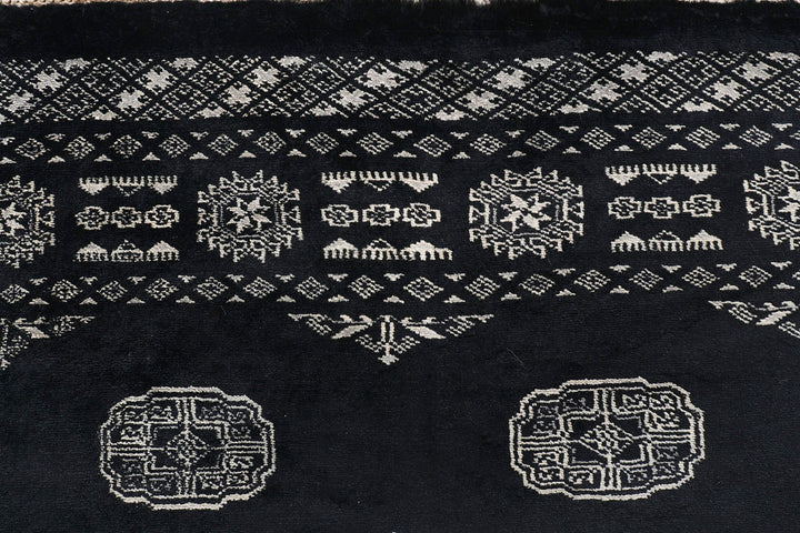 Black Bokhara 4'  x" 6'  1" - No. QA55117