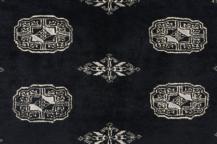 Black Bokhara 4' 1 x 6' 1 - No. 72045