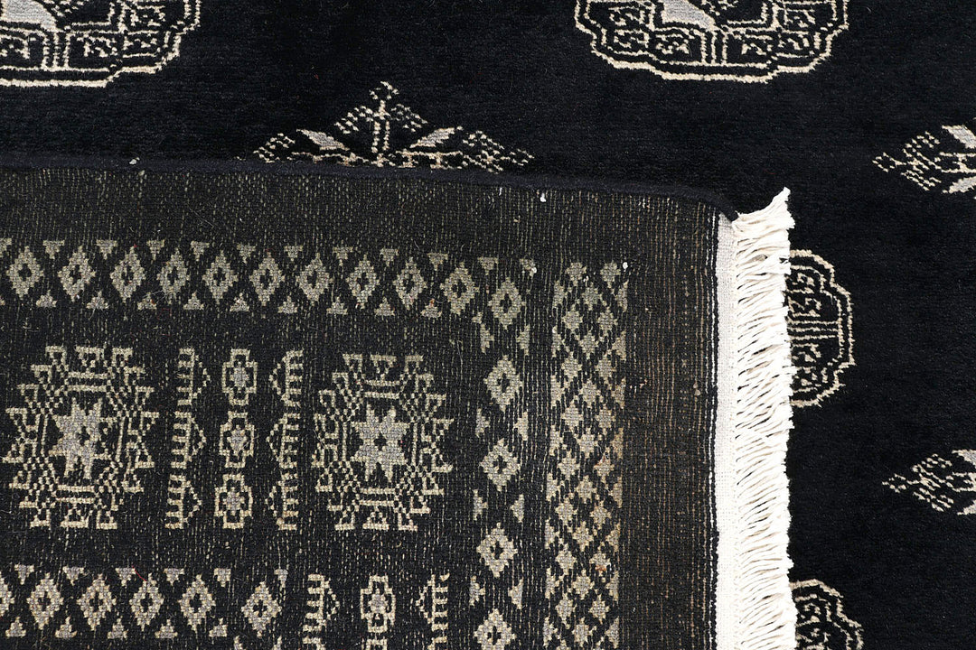 Black Bokhara 4' 1 x 6' 1 - No. 72045