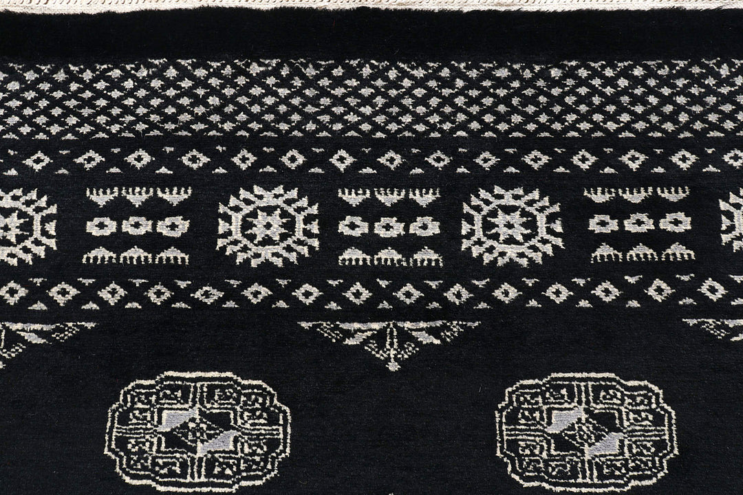 Black Bokhara 4'  x" 6'  3" - No. QA30308