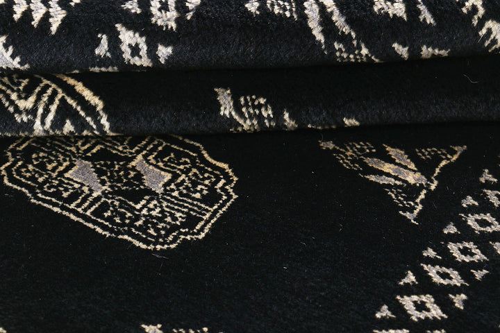 Black Bokhara 4' x 6' 3 - No. 72046