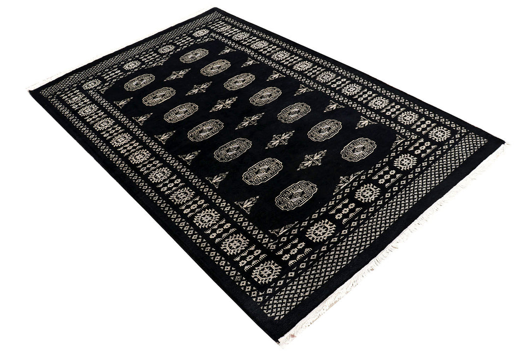 Black Bokhara 4' x 6' 3 - No. 72046
