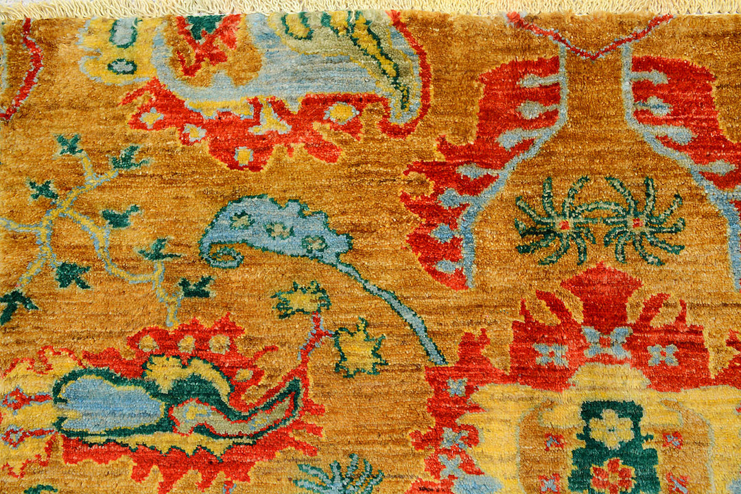 Dark Orange Suzani 7' 11 x 10' 1 - No. 72051