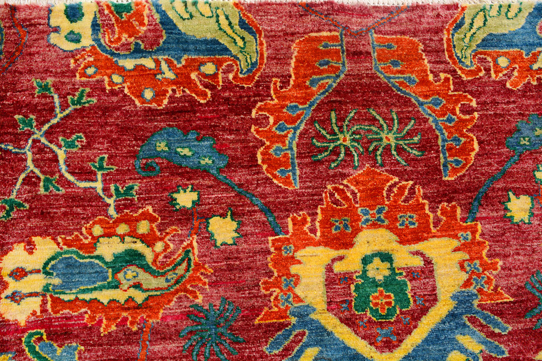 Firebrick Suzani 8'  x" 10'  1" - No. QA39808