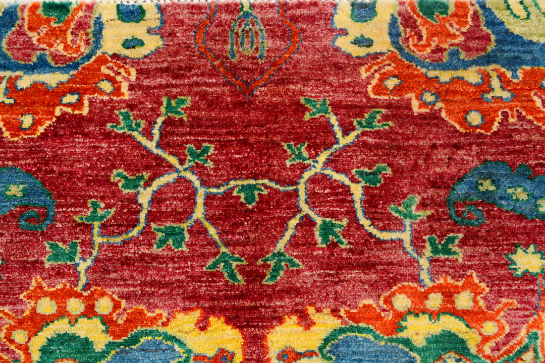 Firebrick Suzani 8'  x" 10'  1" - No. QA39808