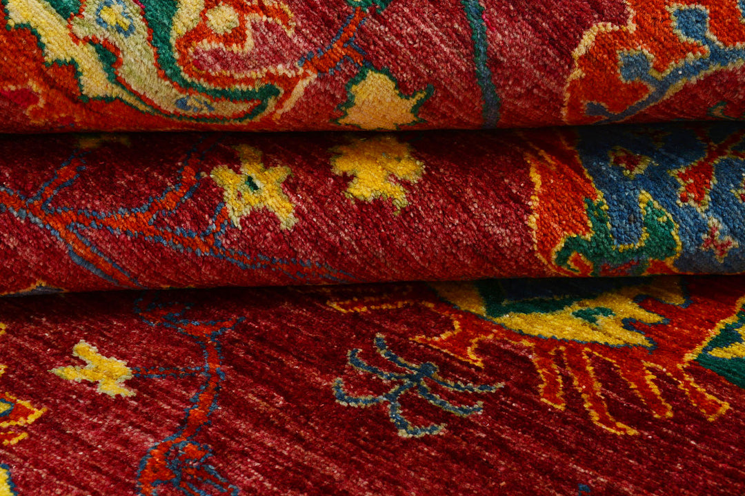 Firebrick Suzani 8'  x" 10'  1" - No. QA39808