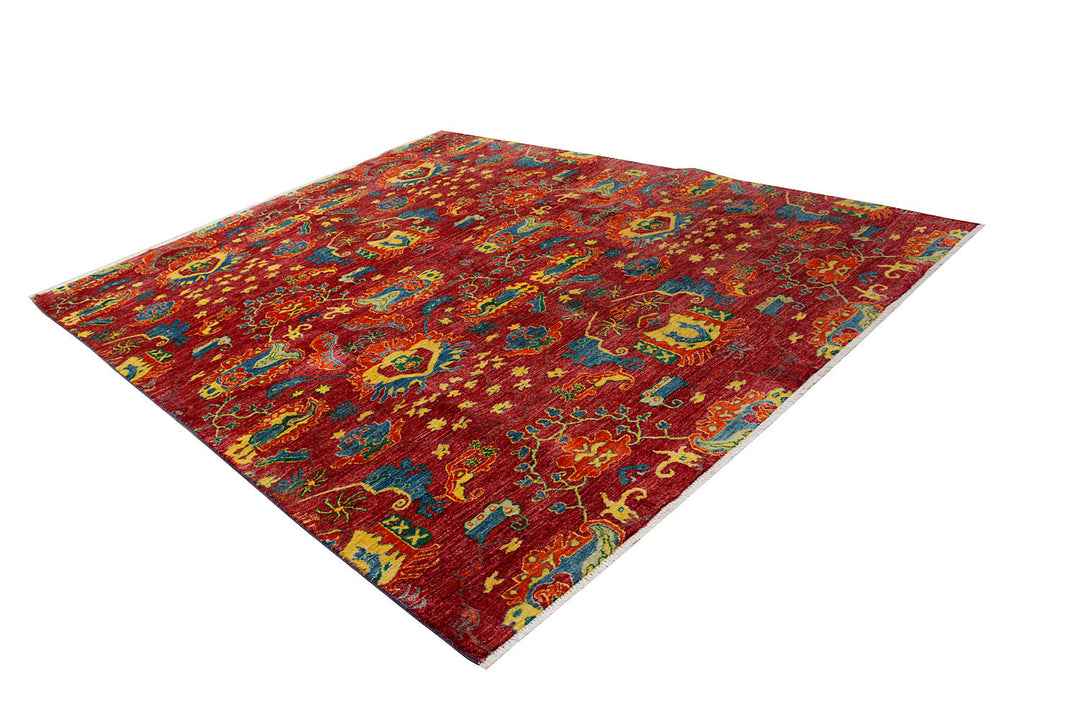 Firebrick Suzani 8'  x" 10'  1" - No. QA39808