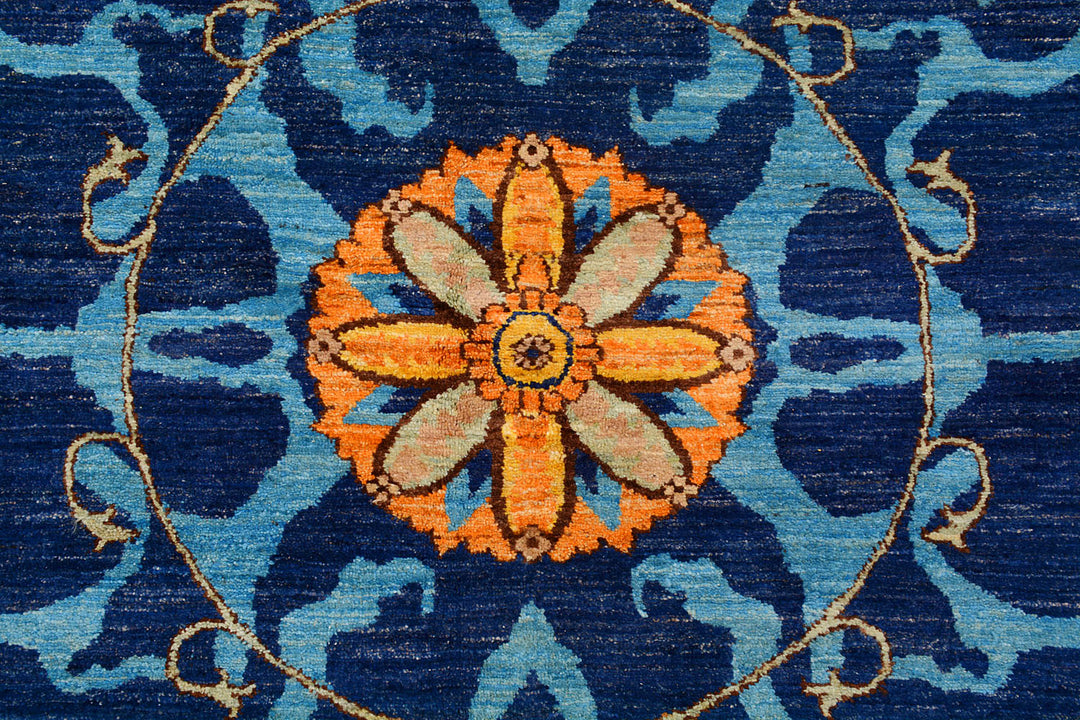 Midnight Blue Suzani 7' 11 x 10' 3 - No. 72055