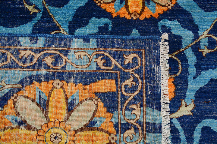 Midnight Blue Suzani 7' 11 x 10' 3 - No. 72055