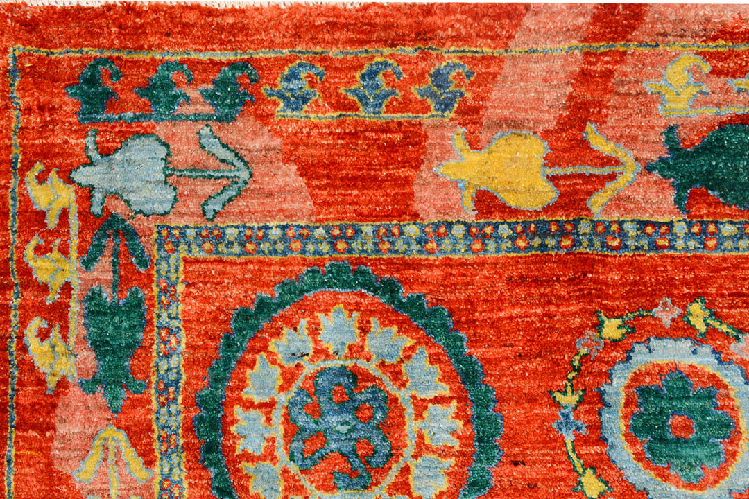 Red Suzani 8'  x" 10'  2" - No. QA73954