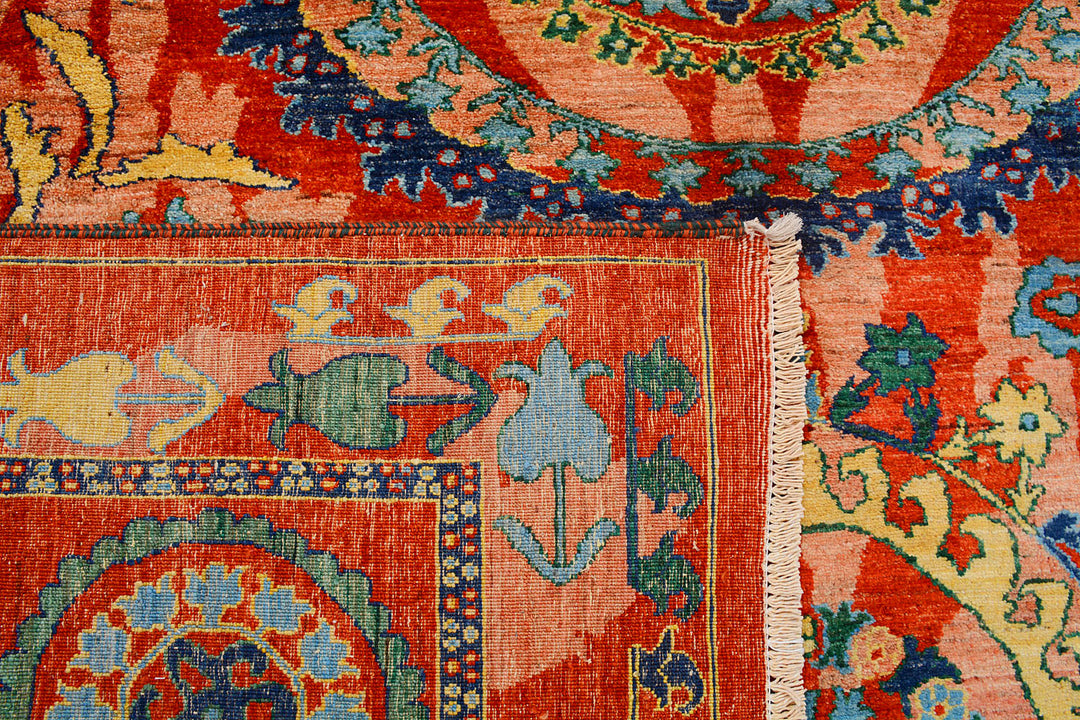 Red Suzani 8'  x" 10'  2" - No. QA73954