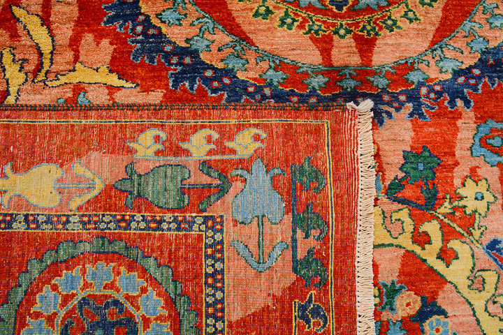 Red Suzani 8'  x" 10'  2" - No. QA73954