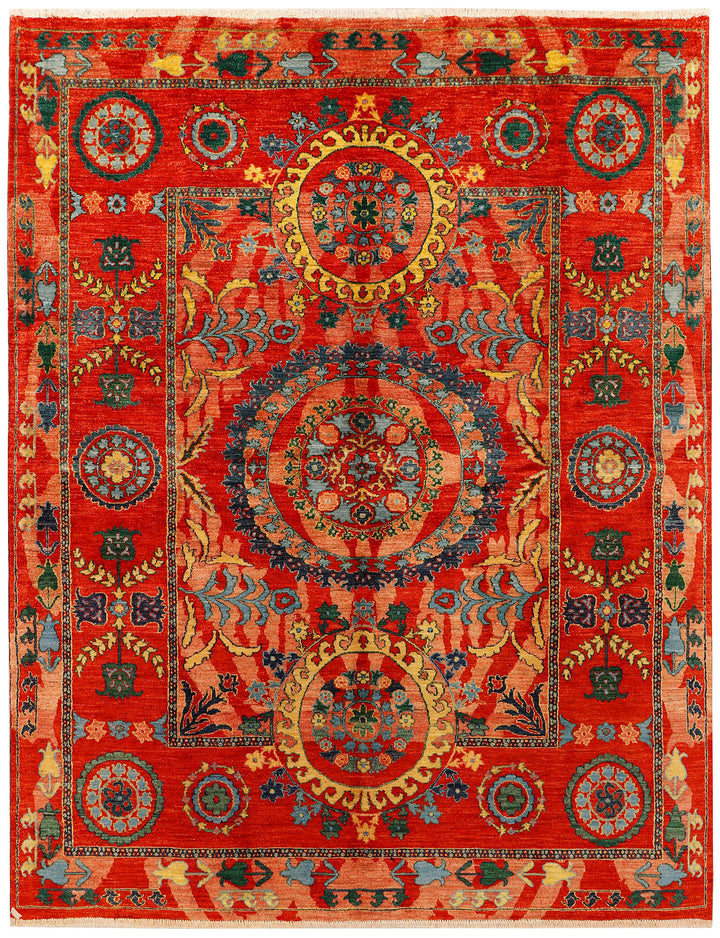 Red Suzani 8'  x" 10'  2" - No. QA73954