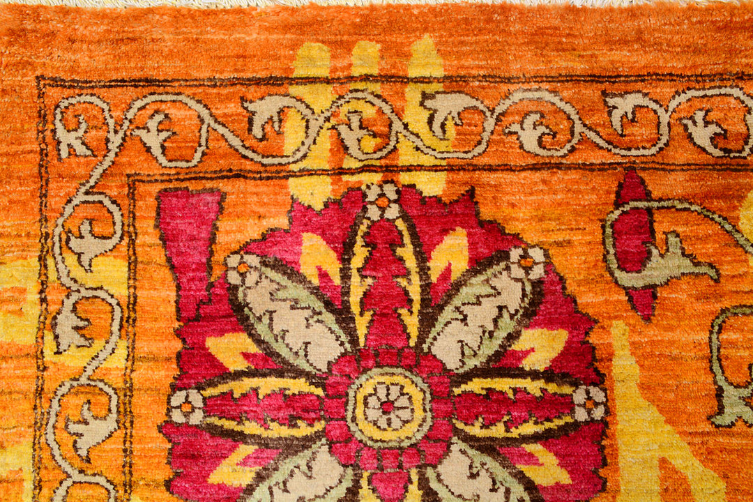 Dark Orange Suzani 9' x 12' 4 - No. 72058