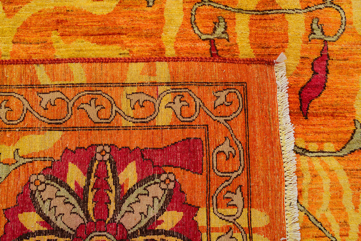 Dark Orange Suzani 9' x 12' 4 - No. 72058