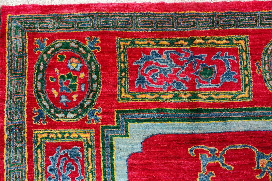 Firebrick Suzani 7' 11 x 10' 3 - No. 72059