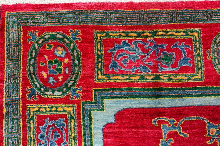 Firebrick Suzani 7' 11 x 10' 3 - No. 72059