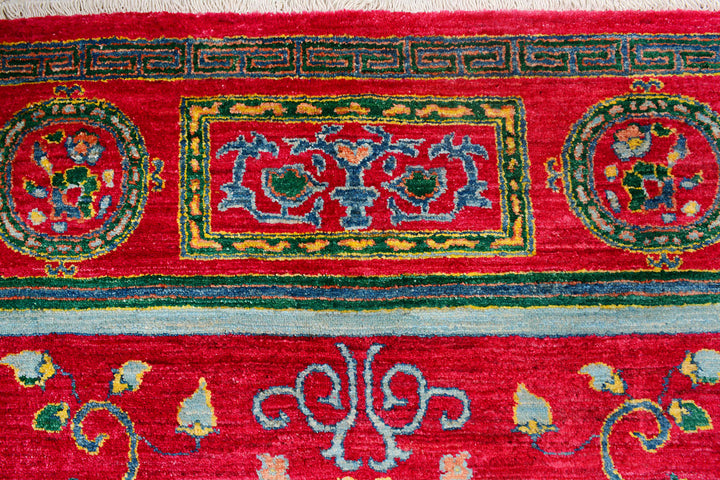 Firebrick Suzani 7' 11 x 10' 3 - No. 72059