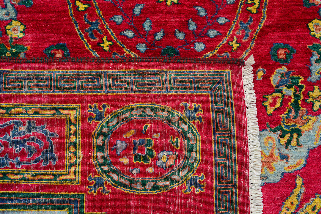 Firebrick Suzani 7'  11" x 10'  3" - No. QA11364