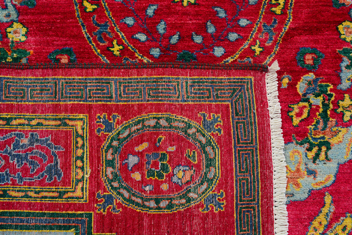 Firebrick Suzani 7'  11" x 10'  3" - No. QA11364