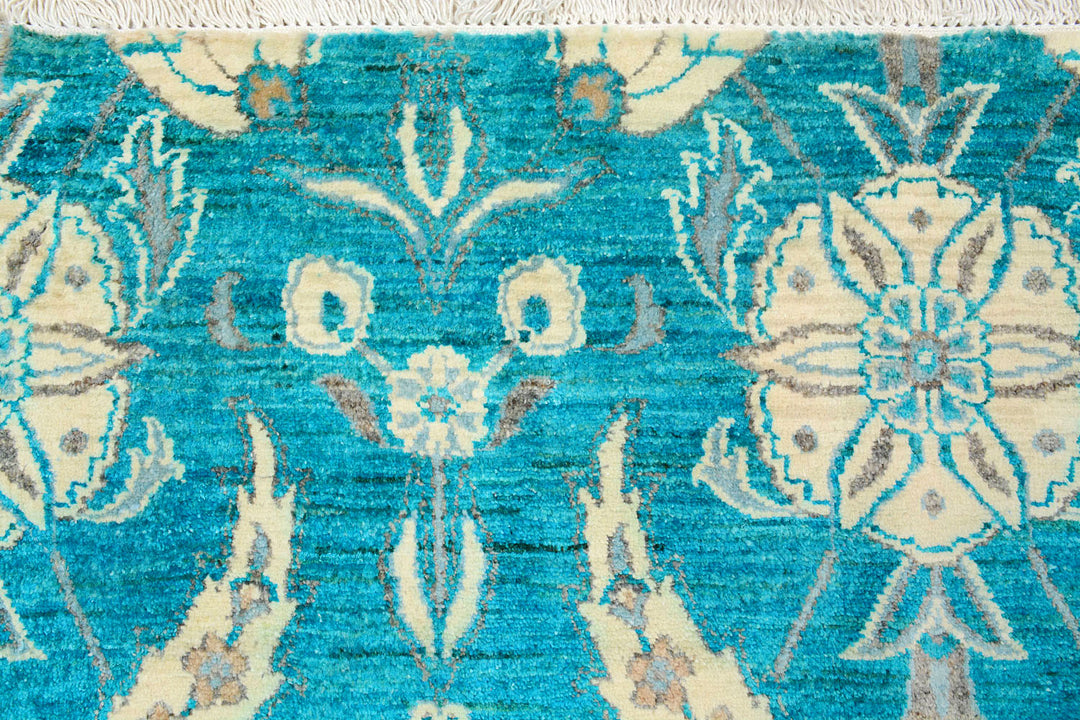 Darkcyan Suzani 7' 10 x 10' 2 - No. 72060