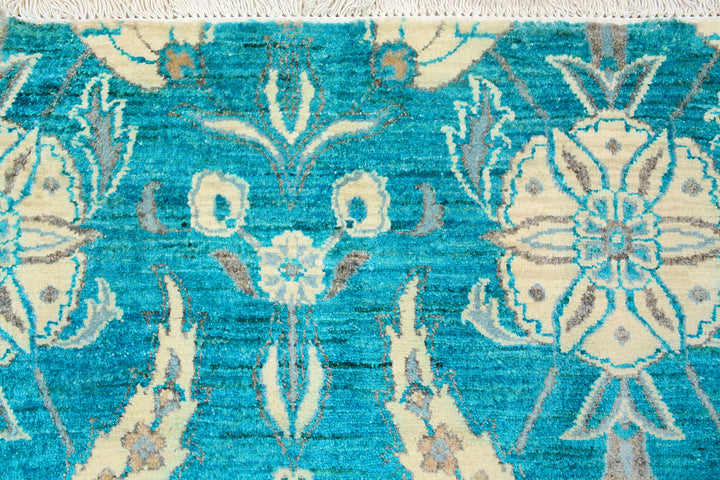 Darkcyan Suzani 7' 10 x 10' 2 - No. 72060