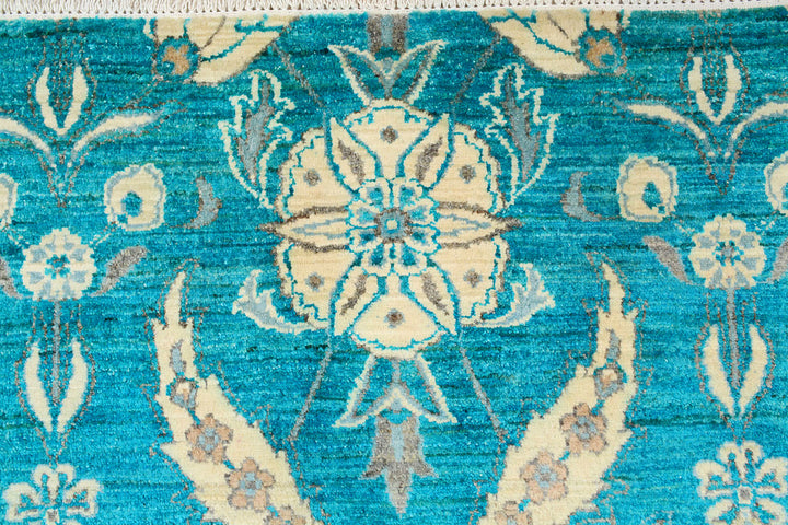 Darkcyan Suzani 7' 10 x 10' 2 - No. 72060