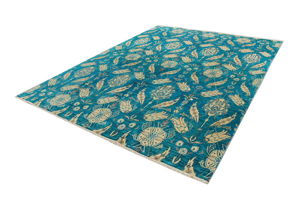 Darkcyan Suzani 7' 10 x 10' 2 - No. 72060