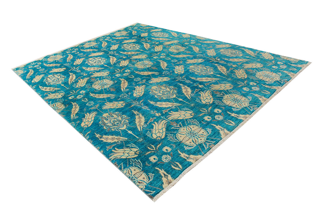 Darkcyan Suzani 7' 10 x 10' 2 - No. 72060