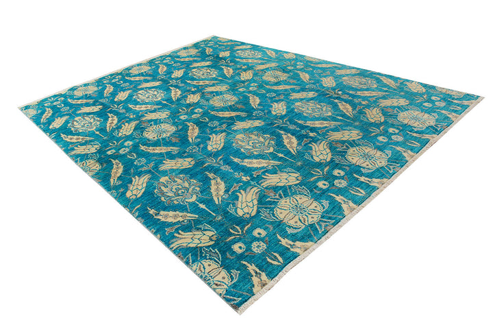 Darkcyan Suzani 7' 10 x 10' 2 - No. 72060