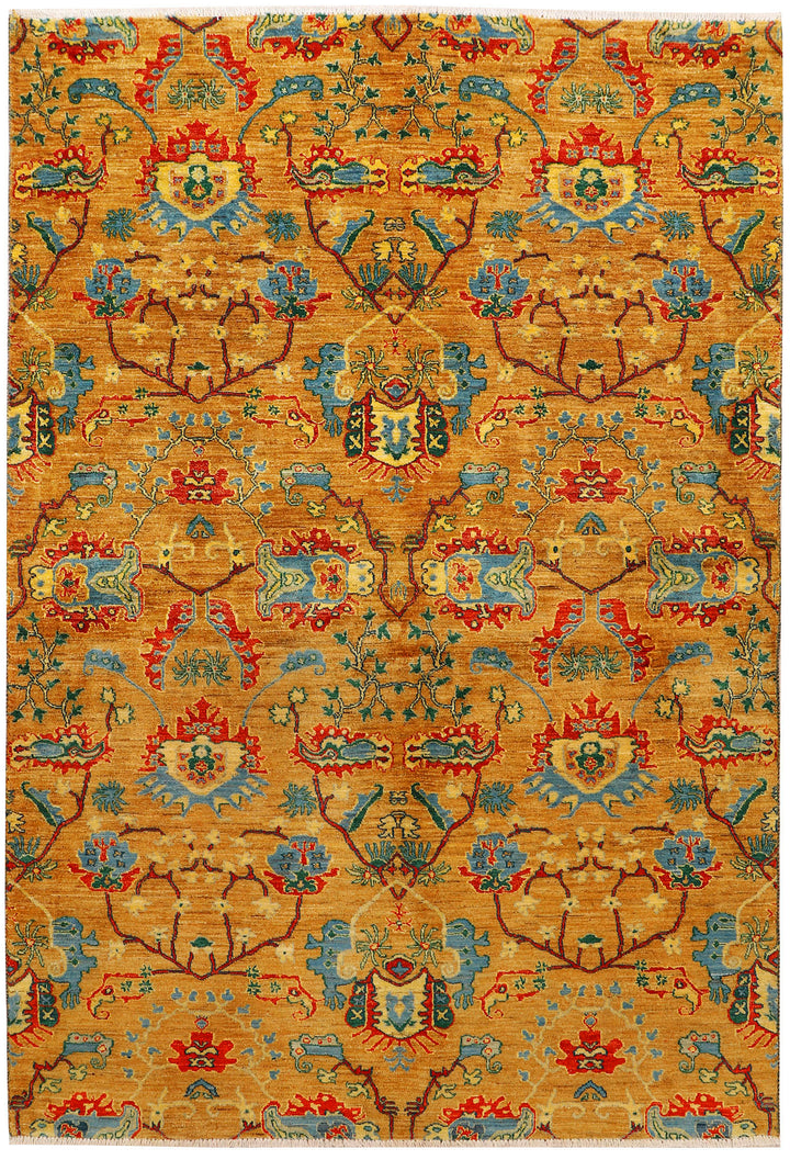 Goldenrod Suzani 6' 3 x 8' 11 - No. 72061